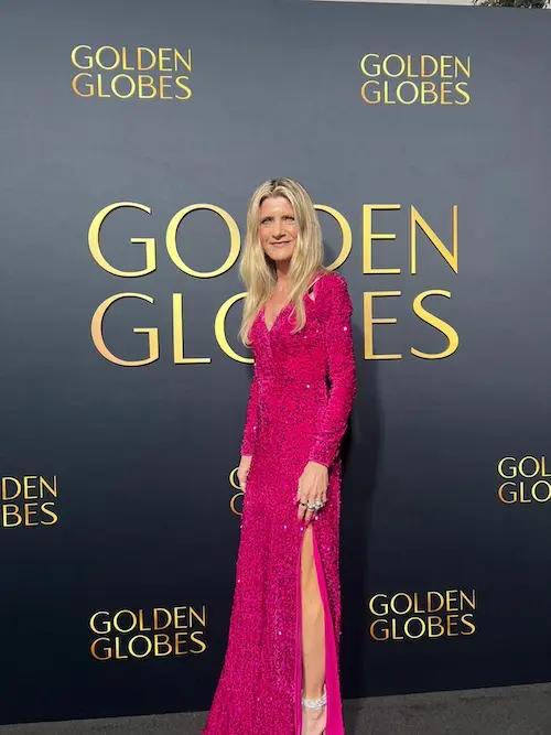 Anna Karolina Heinrich at Golden Globes 2025